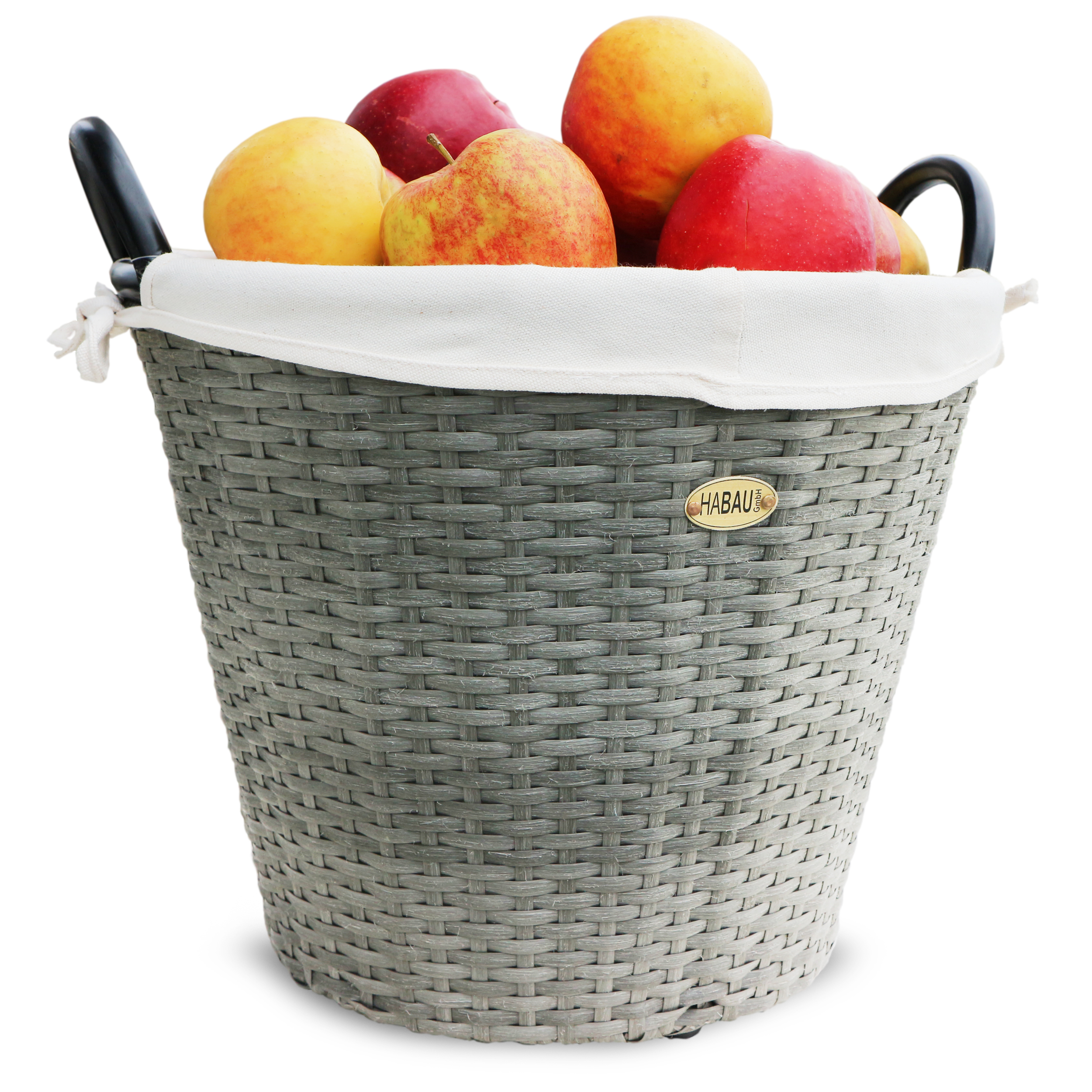 HABAU Obstkorb aus Polyethylen, grau, 42 cm - 2726