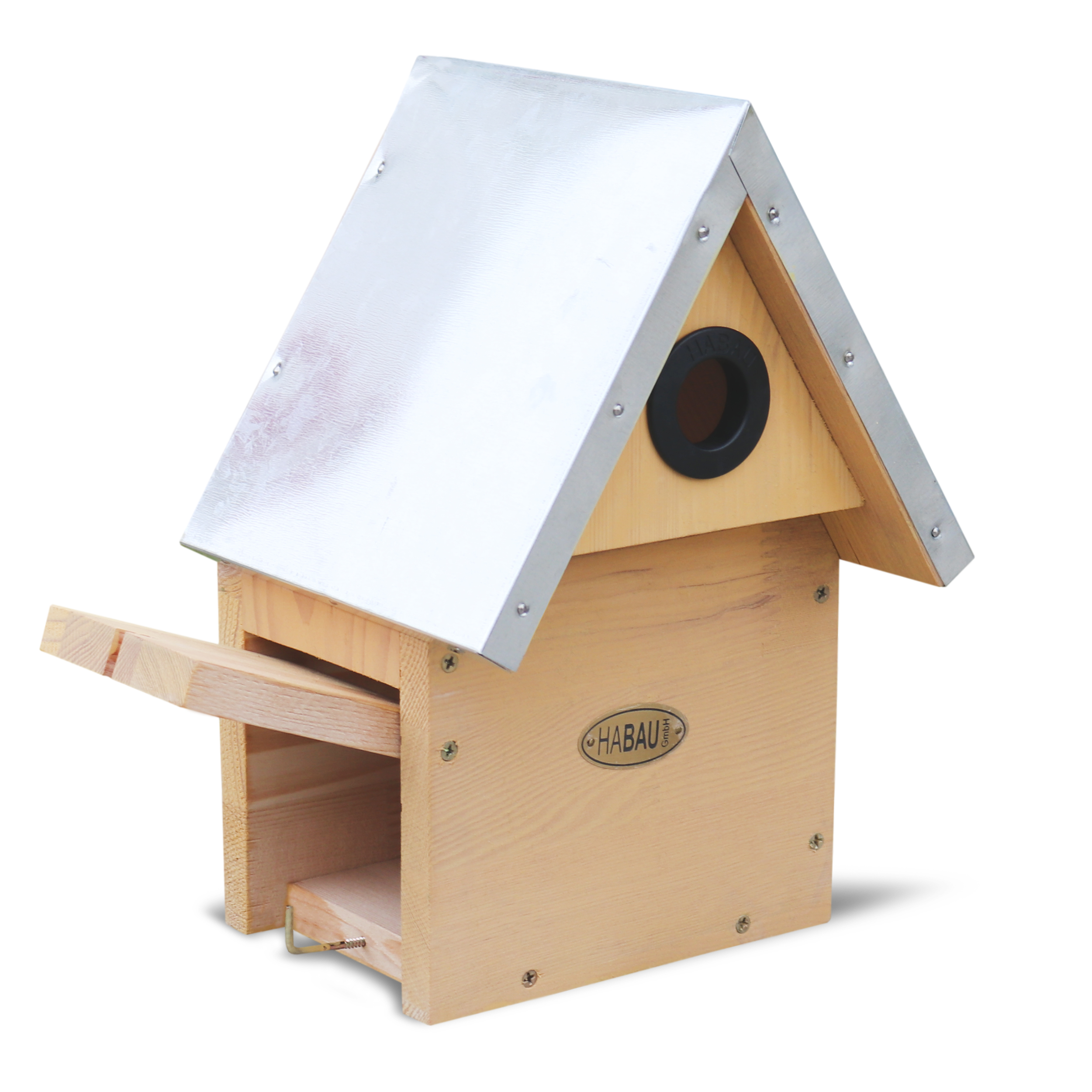 HABAU Nistkasten, geölt, mit Blechdach - 3973