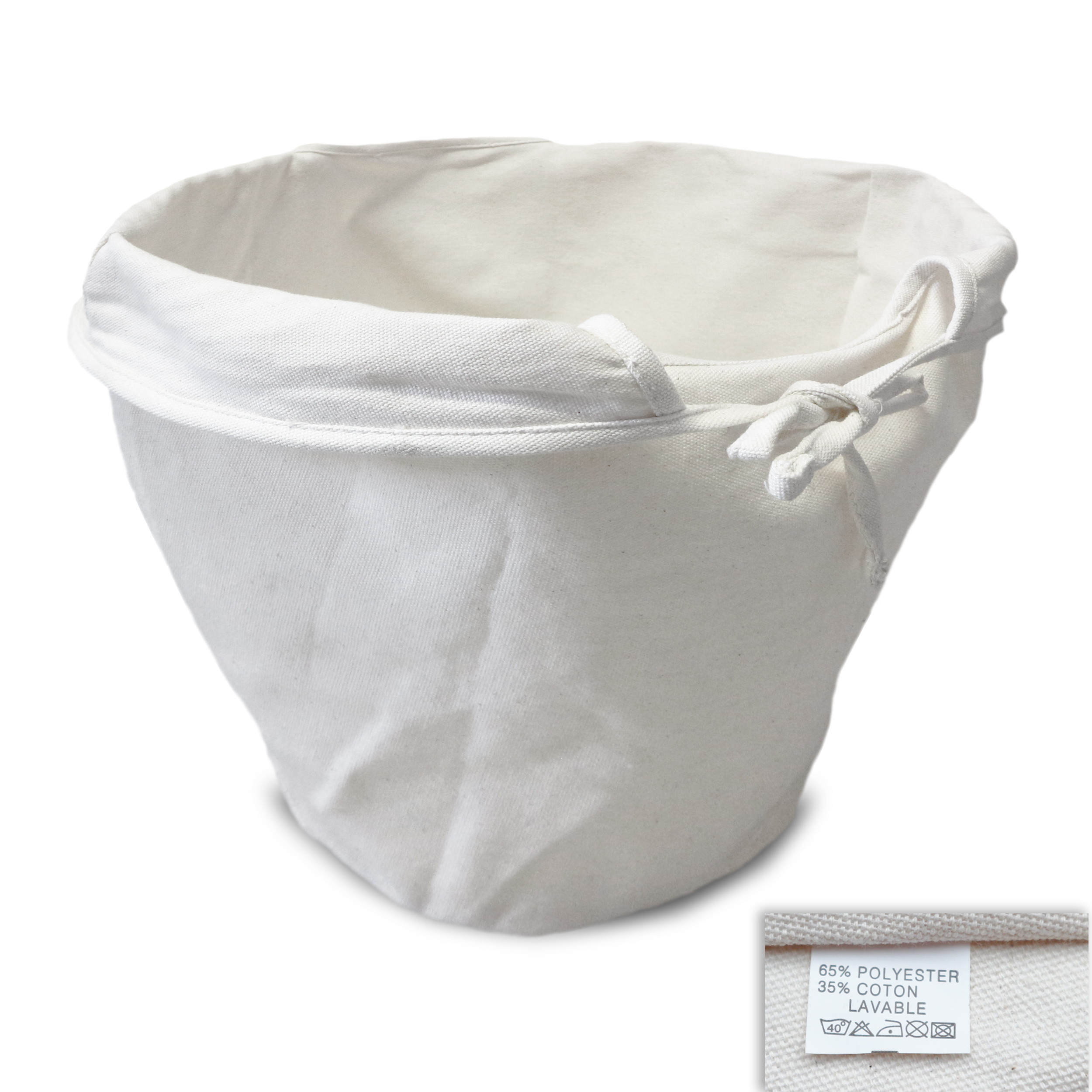 HABAU Feuerholzkorb aus Polyethylen mit Stoffeinsatz, 42 cm - 2726